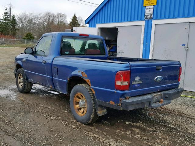 1FTYR10DX7PA83794 - 2007 FORD RANGER BLUE photo 3