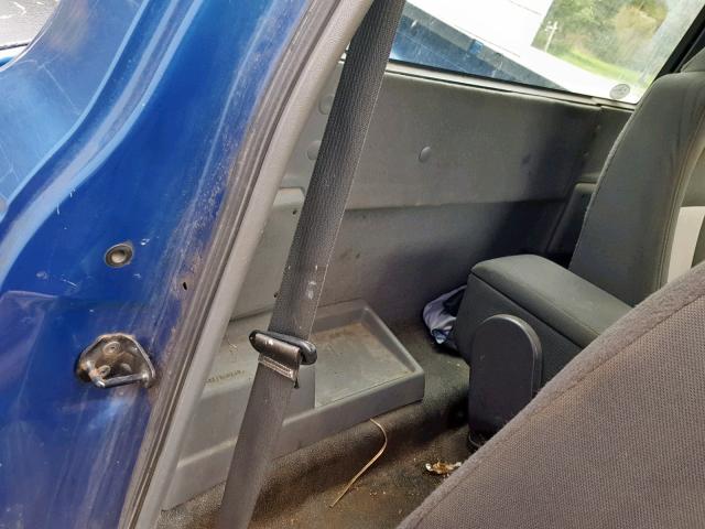 1FTYR10DX7PA83794 - 2007 FORD RANGER BLUE photo 6