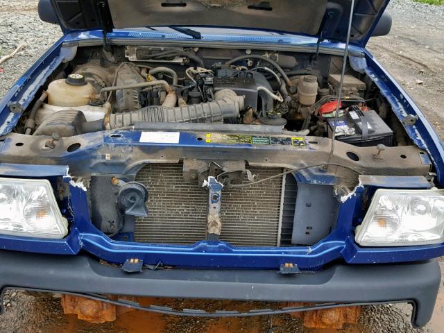1FTYR10DX7PA83794 - 2007 FORD RANGER BLUE photo 7