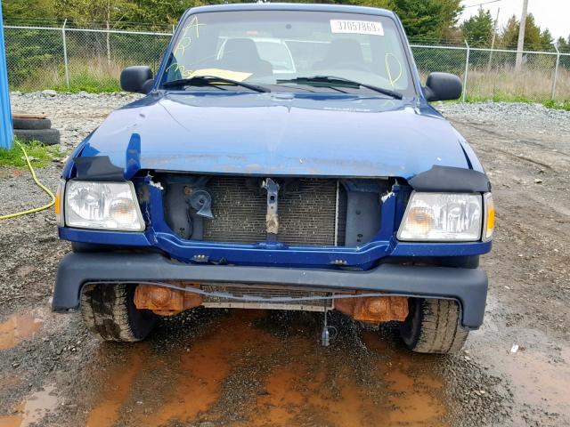 1FTYR10DX7PA83794 - 2007 FORD RANGER BLUE photo 9