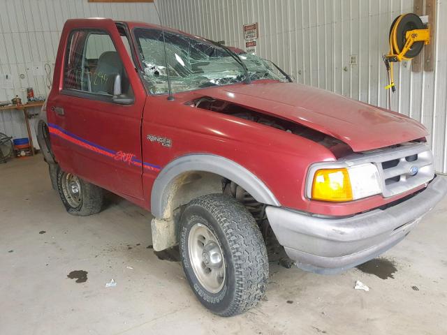 1FTCR11U2STA51284 - 1995 FORD RANGER RED photo 1