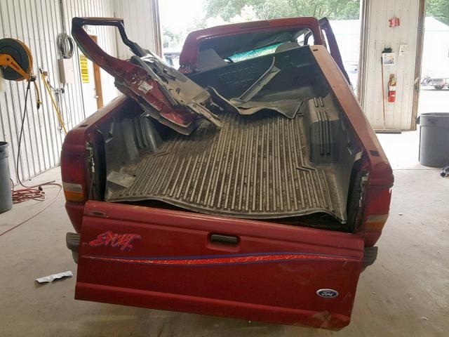 1FTCR11U2STA51284 - 1995 FORD RANGER RED photo 6