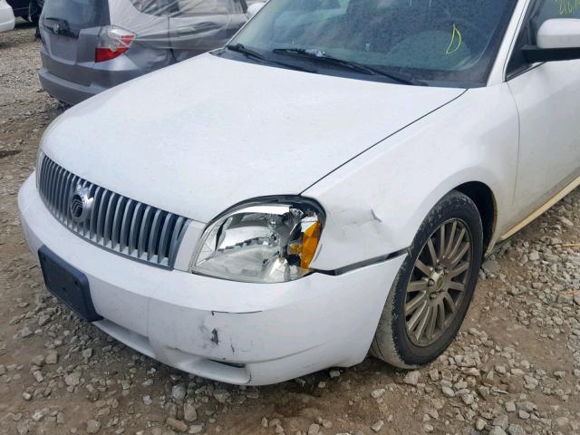 1MEHM42107G612025 - 2007 MERCURY MONTEGO PR WHITE photo 9