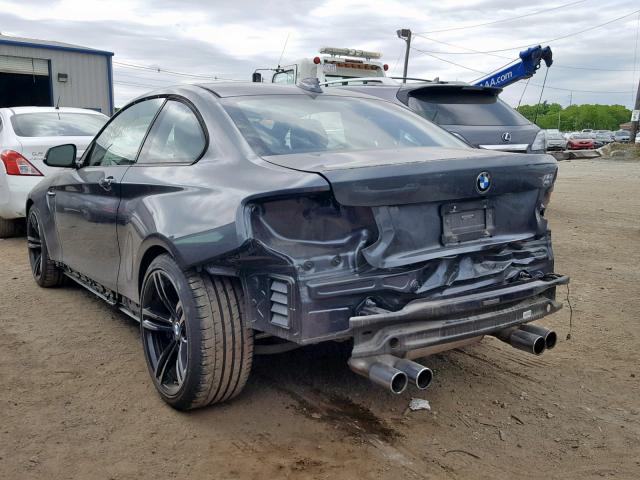 WBS1H9C31HV888465 - 2017 BMW M2 GRAY photo 3