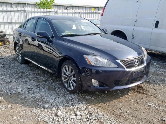 JTHCK262895030843 - 2009 LEXUS IS 250 BLUE photo 1