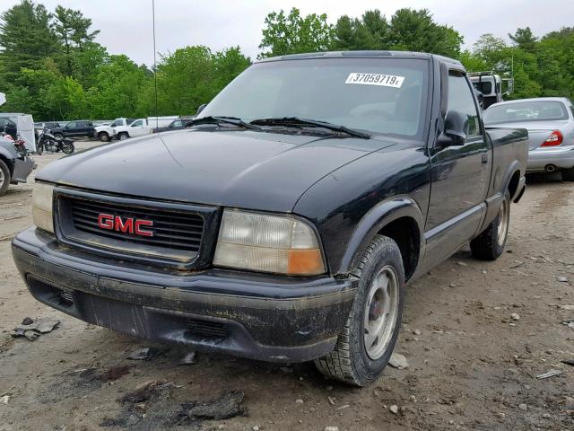 1GTCS1443WK516098 - 1998 GMC SONOMA BLACK photo 2