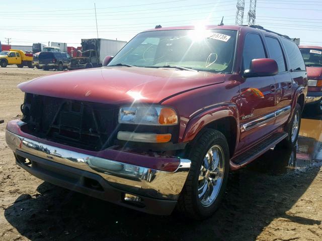 3GKFK16Z75G180889 - 2005 GMC YUKON XL K BURGUNDY photo 2