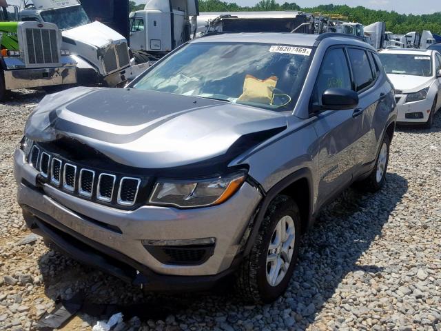 3C4NJCAB4JT226549 - 2018 JEEP COMPASS SP 银色 照片 2