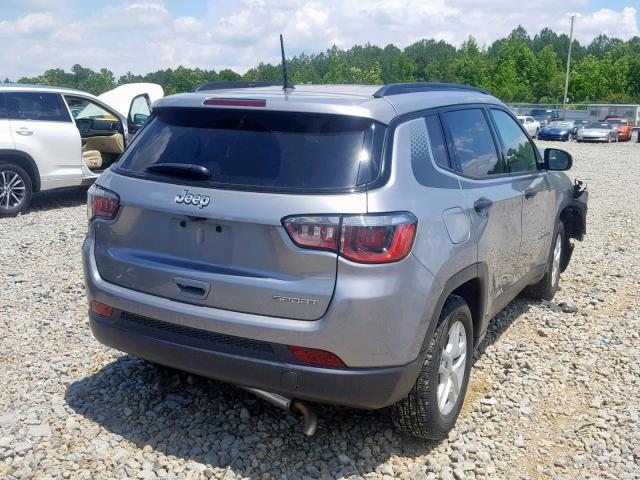 3C4NJCAB4JT226549 - 2018 JEEP COMPASS SP 银色 照片 4