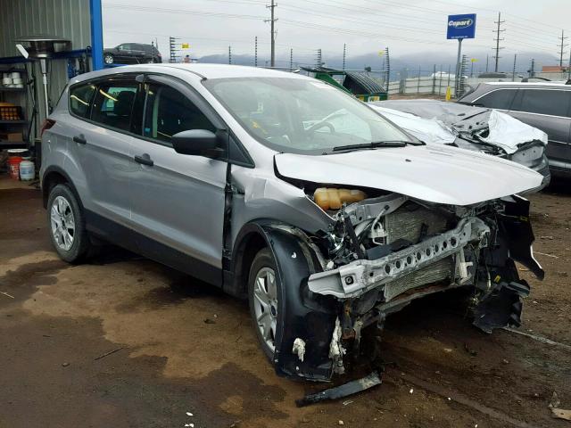 1FMCU0F70FUC42760 - 2015 FORD ESCAPE S SILVER photo 1