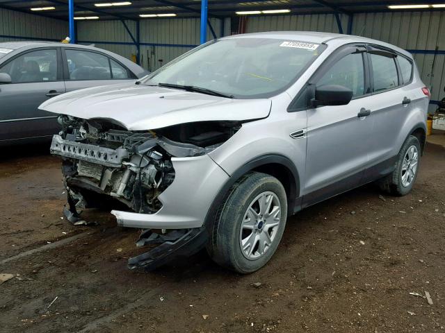 1FMCU0F70FUC42760 - 2015 FORD ESCAPE S SILVER photo 2