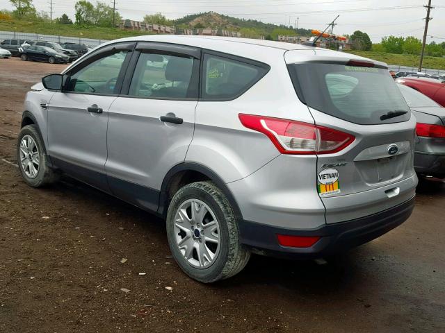 1FMCU0F70FUC42760 - 2015 FORD ESCAPE S SILVER photo 3