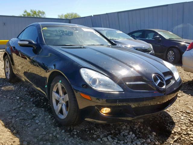 WDBWK54F56F082957 - 2006 MERCEDES-BENZ SLK 280 BLACK photo 1