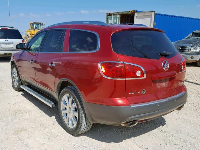 5GAKRDED2CJ155120 - 2012 BUICK ENCLAVE BURGUNDY photo 3