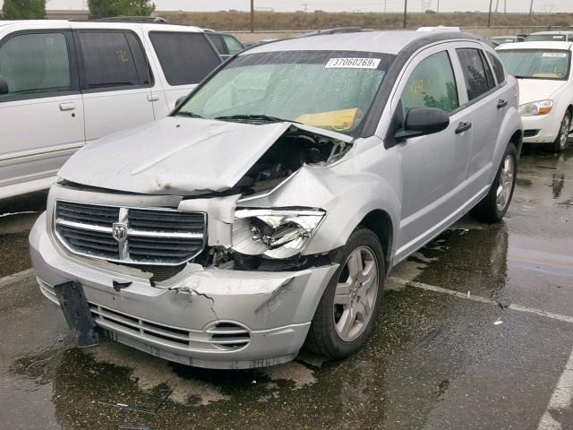 1B3HB48B18D754475 - 2008 DODGE CALIBER SX SILVER photo 2