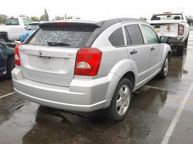 1B3HB48B18D754475 - 2008 DODGE CALIBER SX SILVER photo 4