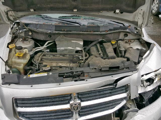 1B3HB48B18D754475 - 2008 DODGE CALIBER SX SILVER photo 7