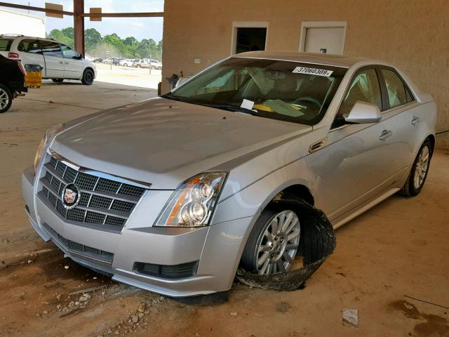 1G6DE5EG0A0103896 - 2010 CADILLAC CTS LUXURY SILVER photo 2