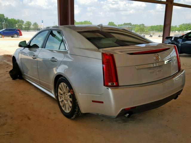 1G6DE5EG0A0103896 - 2010 CADILLAC CTS LUXURY SILVER photo 3