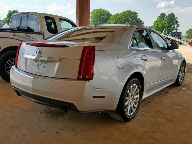 1G6DE5EG0A0103896 - 2010 CADILLAC CTS LUXURY SILVER photo 4