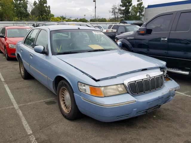 2MEFM75W1XX630477 - 1999 MERCURY GRAND MARQ BLUE photo 1