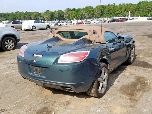 1G8MC35B38Y133542 - 2008 SATURN SKY GREEN photo 4