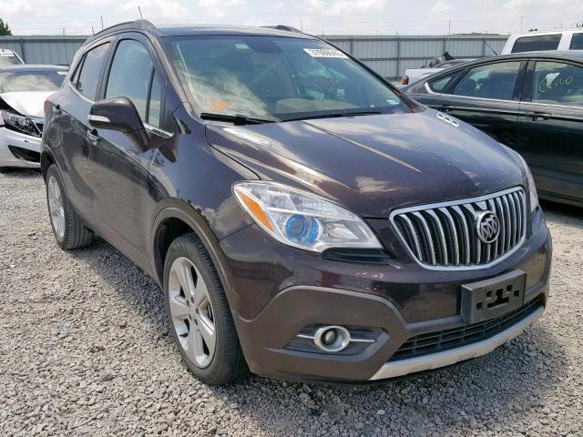 KL4CJCSB4GB578220 - 2016 BUICK ENCORE BROWN photo 1
