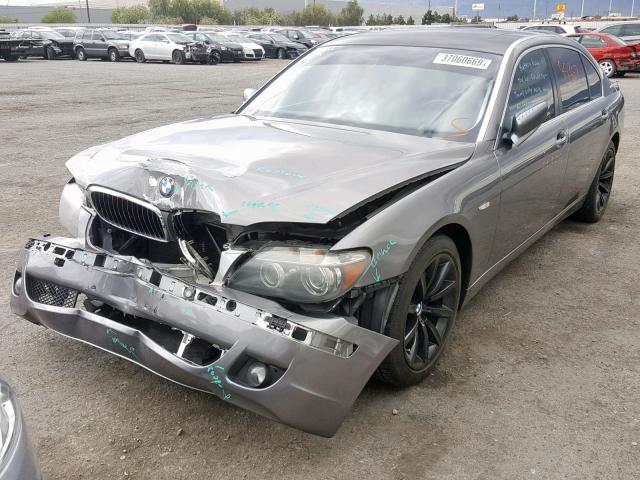 WBAHN83577DT67679 - 2007 BMW 750 GRAY photo 2