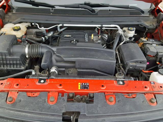 1GCHSBEA4F1154238 - 2015 CHEVROLET COLORADO L RED photo 7