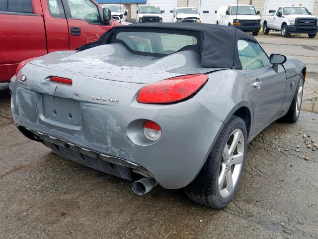 1G2MB35B26Y114958 - 2006 PONTIAC SOLSTICE GRAY photo 4