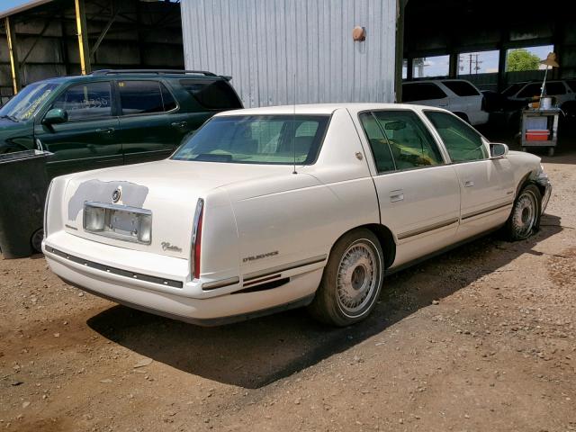 1G6KE54Y7VU265086 - 1997 CADILLAC DEVILLE DE WHITE photo 4