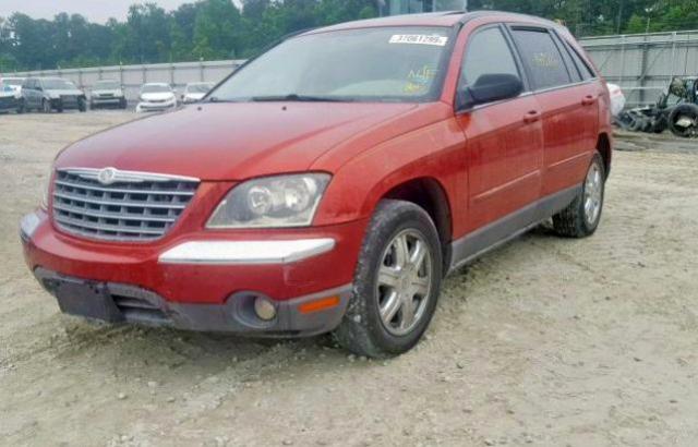 2C8GM68415R491736 - 2005 CHRYSLER PACIFICA T RED photo 2