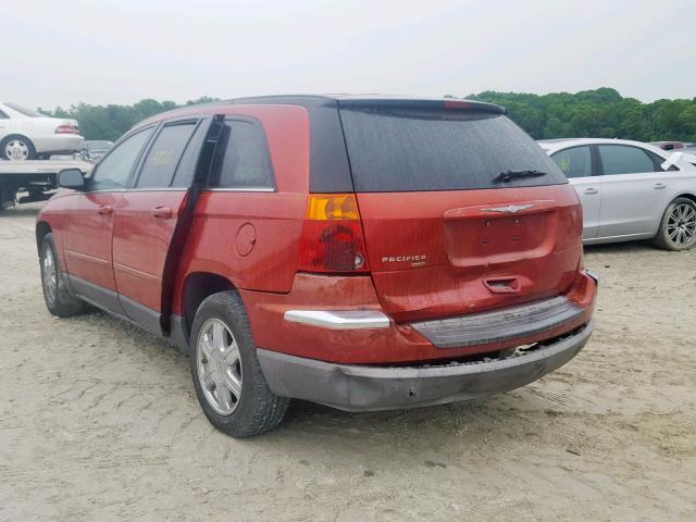 2C8GM68415R491736 - 2005 CHRYSLER PACIFICA T RED photo 3