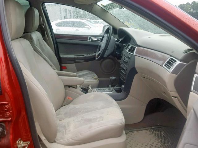 2C8GM68415R491736 - 2005 CHRYSLER PACIFICA T RED photo 5