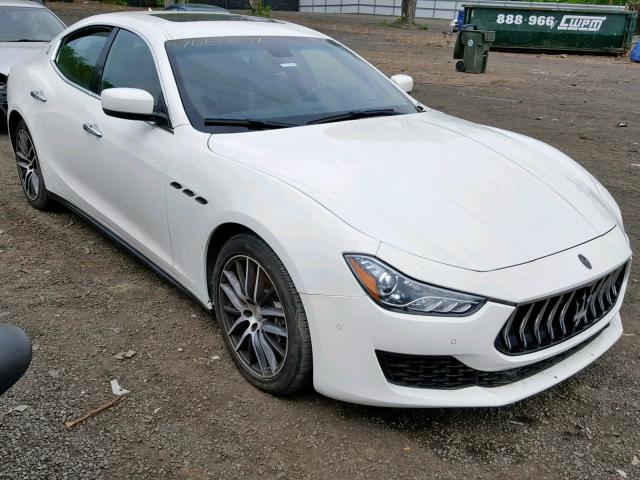 ZAM57XSA6F1138155 - 2015 MASERATI GHIBLI WHITE photo 1