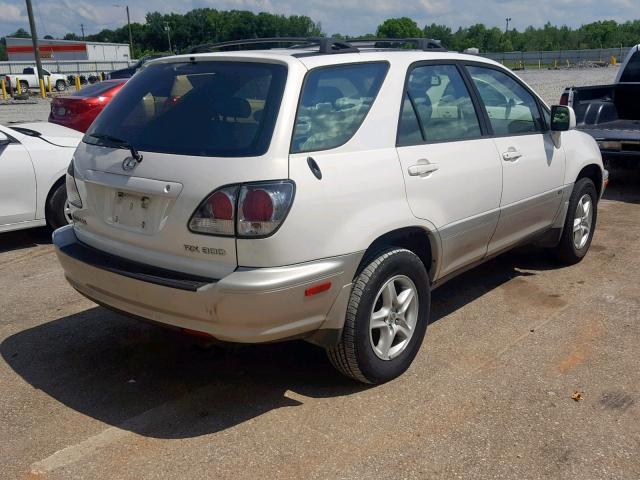 JTJGF10U320137584 - 2002 LEXUS RX 300 WHITE photo 4