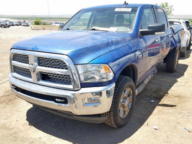 3C6UR5DJ6FG513594 - 2015 RAM 2500 SLT BLUE photo 2