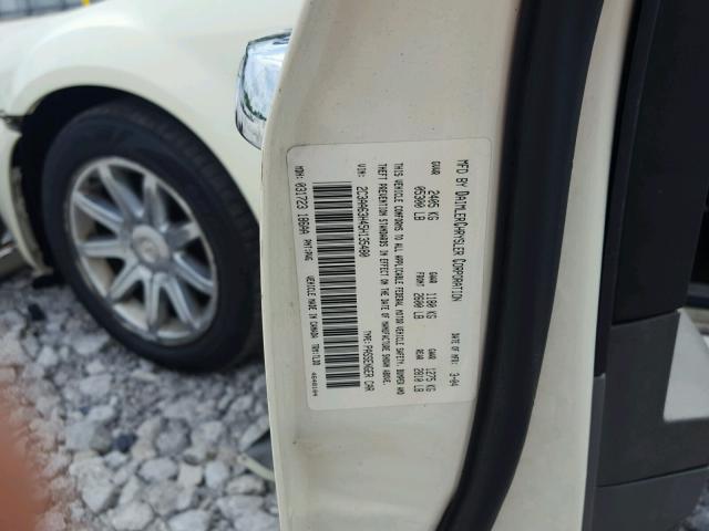 2C3AA63H45H135480 - 2005 CHRYSLER 300 WHITE photo 10