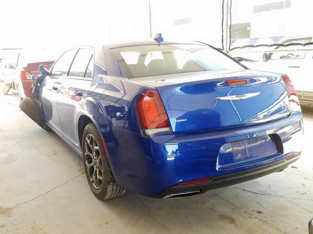 2C3CCAGG4JH267169 - 2018 CHRYSLER 300 S BLUE photo 3