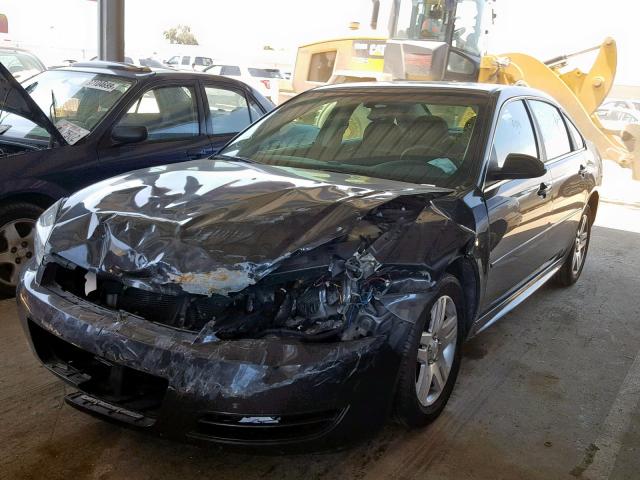 2G1WB5E39G1186472 - 2016 CHEVROLET IMPALA LIM GRAY photo 2