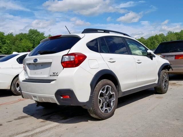 JF2GPAPC9F8248792 - 2015 SUBARU XV CROSSTR WHITE photo 4