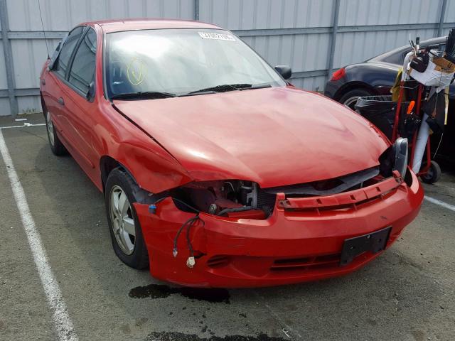 1G1JF52F637244838 - 2003 CHEVROLET CAVALIER L RED photo 1