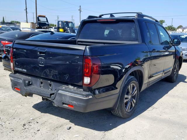 5FPYK2F1XHB004425 - 2017 HONDA RIDGELINE BLACK photo 4