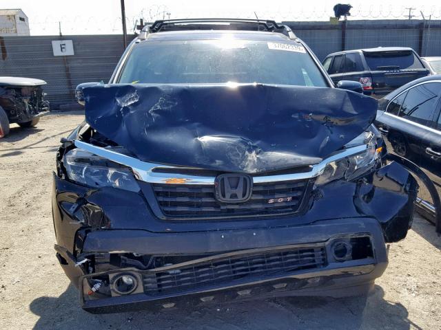 5FPYK2F1XHB004425 - 2017 HONDA RIDGELINE BLACK photo 9