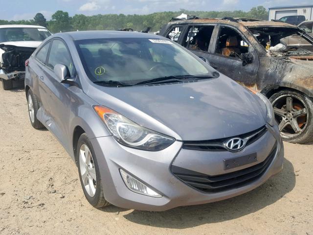 KMHDH6AE2DU003631 - 2013 HYUNDAI ELANTRA CO SILVER photo 1