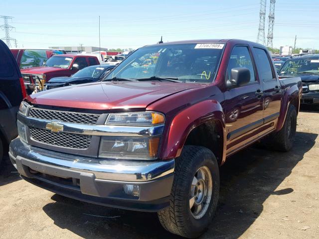 1GCDT43E788220174 - 2008 CHEVROLET COLORADO L RED photo 2