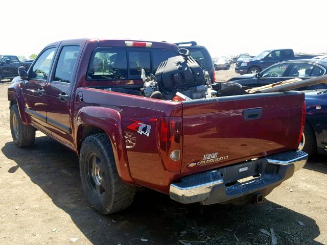 1GCDT43E788220174 - 2008 CHEVROLET COLORADO L RED photo 3