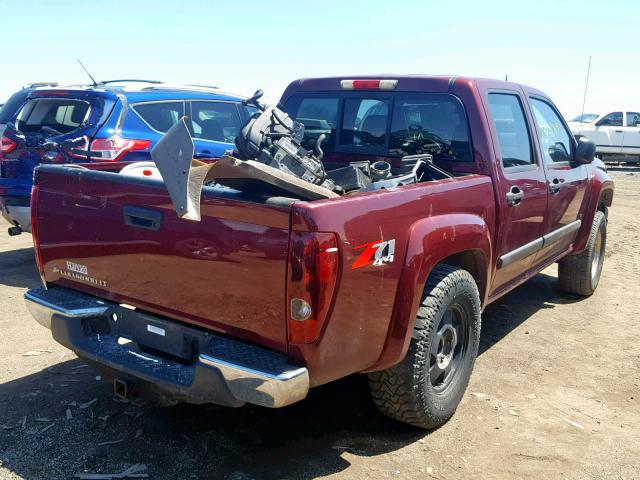 1GCDT43E788220174 - 2008 CHEVROLET COLORADO L RED photo 4