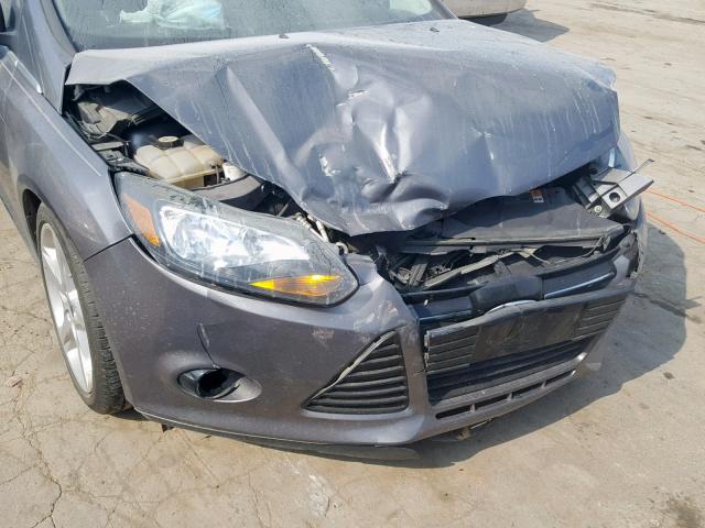 1FADP3J24DL198722 - 2013 FORD FOCUS TITA GRAY photo 9