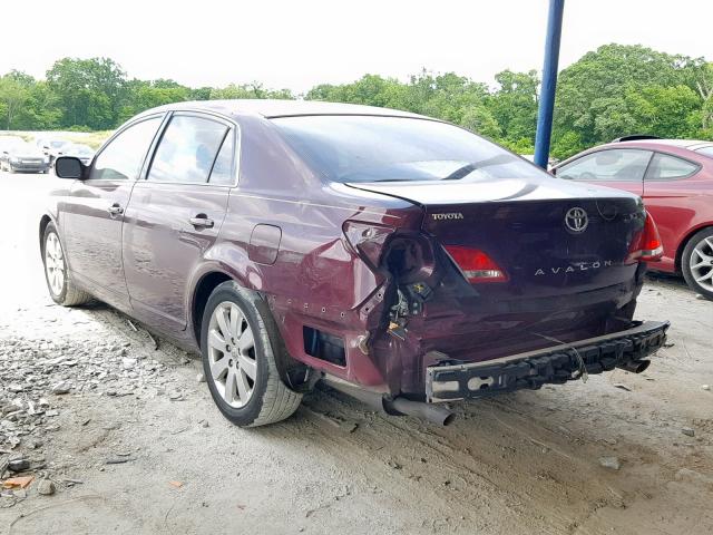 4T1BK36B46U163583 - 2006 TOYOTA AVALON XLS MAROON photo 3